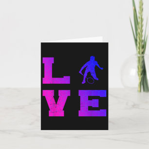Shuttle Squash Womens Mens Badminton Player Card