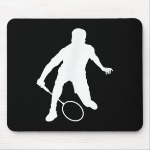 Shuttle Womens Badminton Player Squash Men Mouse Mat