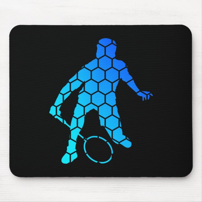 Shuttle Womens Badminton Squash Men  Mouse Mat (Front)