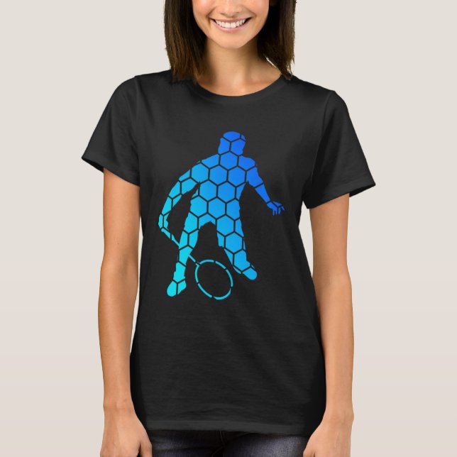 Shuttle Womens Badminton Squash Men  T-Shirt (Front)