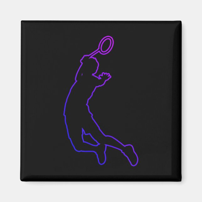 Shuttle Womens Mens Squash Badminton  Magnet (Front)