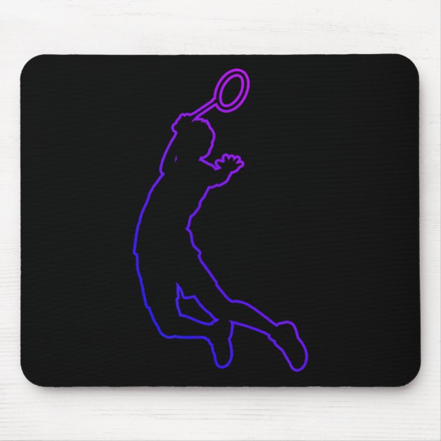 Shuttle Womens Mens Squash Badminton  Mouse Mat (Front)