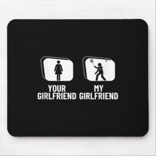 Shuttle Your Girlfriend My Girlfriend Funny Badmin Mouse Mat