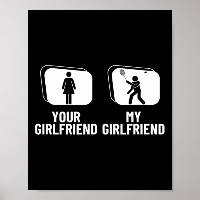 Shuttle Your Girlfriend My Girlfriend Funny Dminto Poster (Front)