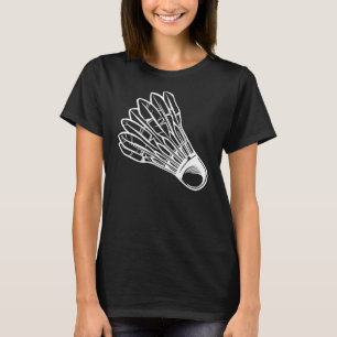 Shuttlecock Badminton Love Team Player Coach  2 T-Shirt
