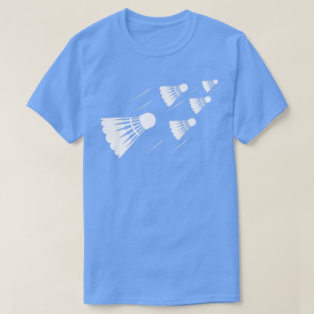 Shuttlecock Badminton Player 1  T-Shirt (Design Front)
