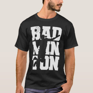 Shuttlecock Badminton Racket Sport T-Shirt
