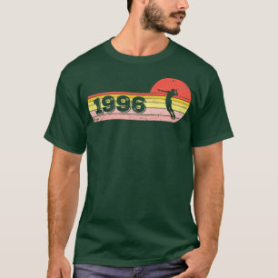 Shuttlecock Player Born 1996 Birthday Ladies Badmi T-Shirt