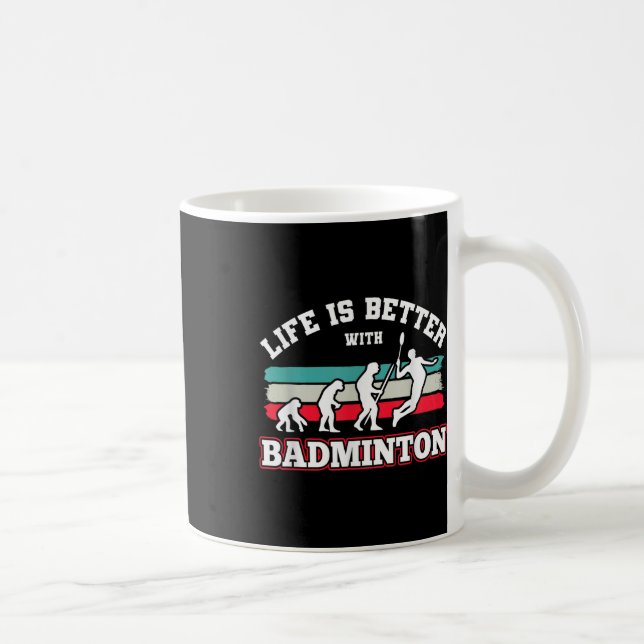 Shuttles Badminton  Coffee Mug (Right)