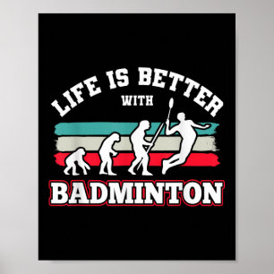 Shuttles Badminton  Poster