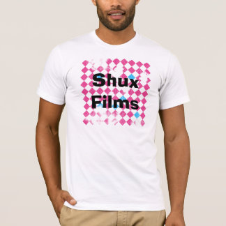 ShuxFilmsBackgroundFINAL, Shux Films T-Shirt