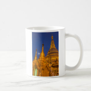 Shwedagon Pagoda at night, Myanmar Coffee Mug