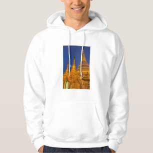 Shwedagon Pagoda at night, Myanmar Hoodie