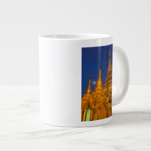 Shwedagon Pagoda at night, Myanmar Large Coffee Mug