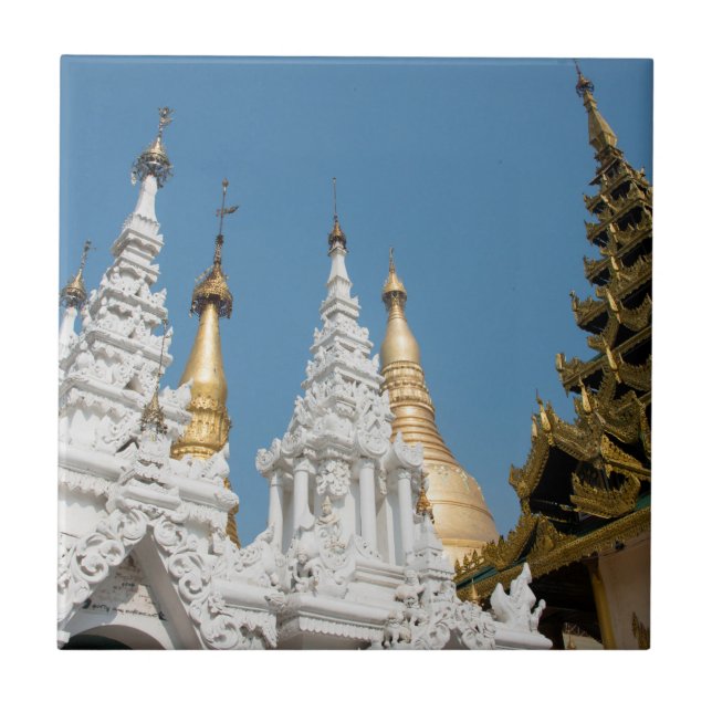 Shwedagon Pagoda Exterior Tile (Front)