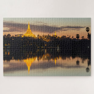 Shwedagon Pagoda, Myanmar, Yangon Jigsaw Puzzle