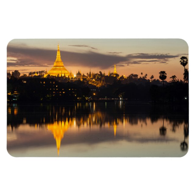 Shwedagon Pagoda, Myanmar, Yangon Magnet (Horizontal)