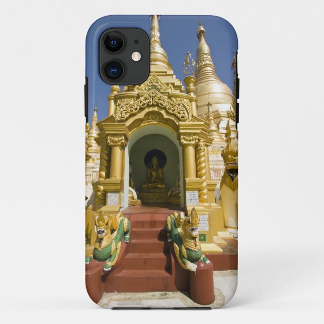 Shwedagon Pagoda (Paya), large temple site that 4 Case-Mate iPhone Case (Back)