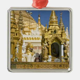 Shwedagon Pagoda (Paya), large temple site that Metal Tree Decoration