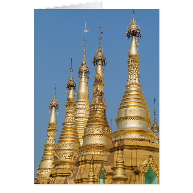 Shwedagon Pagoda Spires (Front)