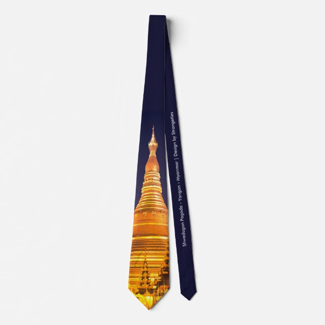 Shwedagon Pagoda Tie (Front)