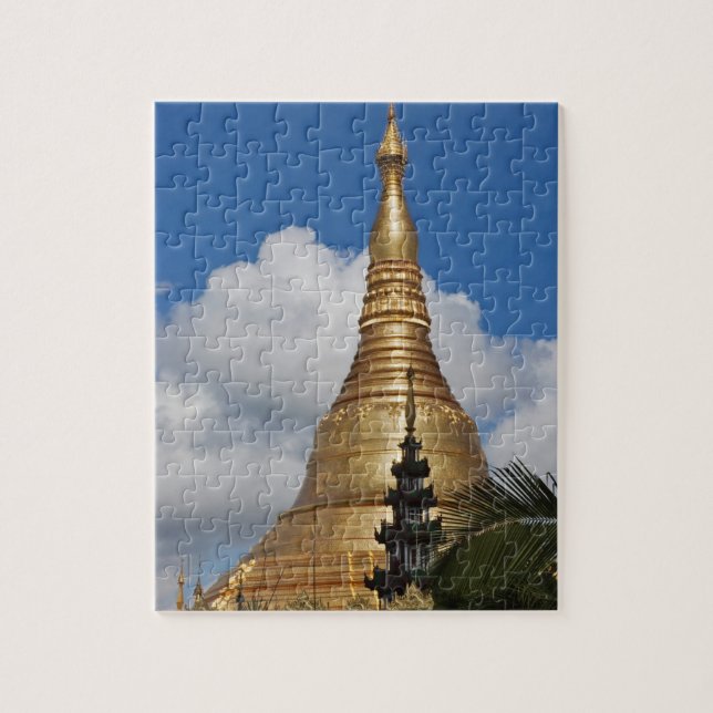 Shwedagon Pagoda, Yangon, Myanmar Jigsaw Puzzle (Vertical)