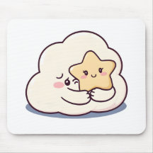 Shy Cloud Hugging a Star