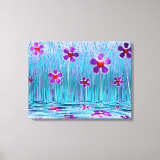 Shy Daisies Canvas Print (Front)