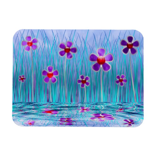 Shy Daisies Flexible Magnet (Horizontal)