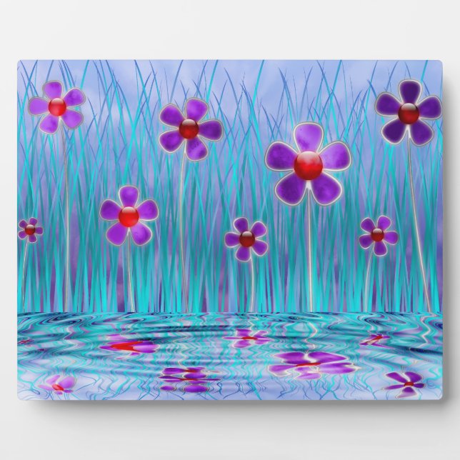 Shy Daisies Photo Plaque (Front)