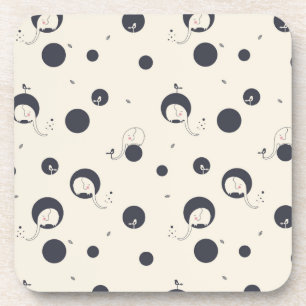 Shy Elephant Pattern Coaster