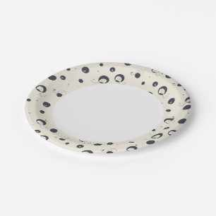 Shy Elephant Pattern Paper Plate