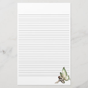 Shy Fairy Lined Stationery