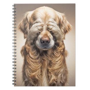 Shy Golden Retriever Notebook