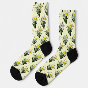 Shy Little Daffodil Socks