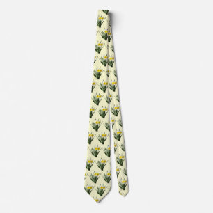 Shy Little Daffodil Tie