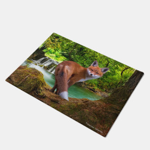 "Shy Little Vixen" Doormat