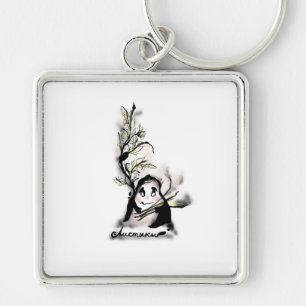Shy Mr. Leaf Key Ring