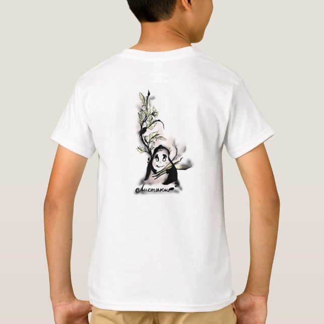 Shy Mr. Leaf T-Shirt (Back)