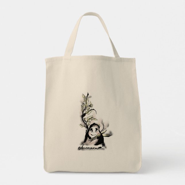 Shy Mr. Leaf Tote Bag (Back)