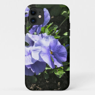 Shy Purple Pansies iPhone 11 Case