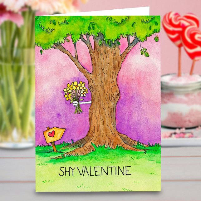 Shy Valentine greeting card by Nicole Janes (Creator Uploaded)