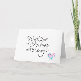 **SHY** WANT TO SAY HOW MUCH I LOVE YOU CHRISTMAS CARD