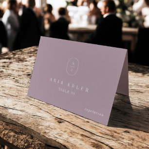 SHYLAH Geometric Lilac Mauve Wedding Place Cards
