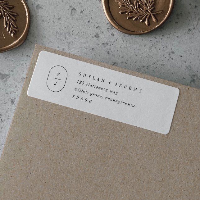 SHYLAH Minimalist Modern Return Address Labels (SHYLAH Minimalist Modern Return Address Labels)