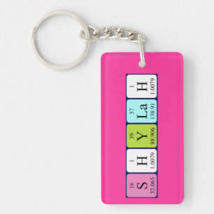 Shylah periodic table name keyring