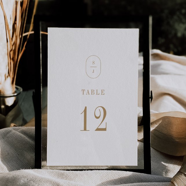 SHYLAH Simple Gold Modern Wedding Table Numbers (SHYLAH Simple Gold Modern Wedding Table Numbers)