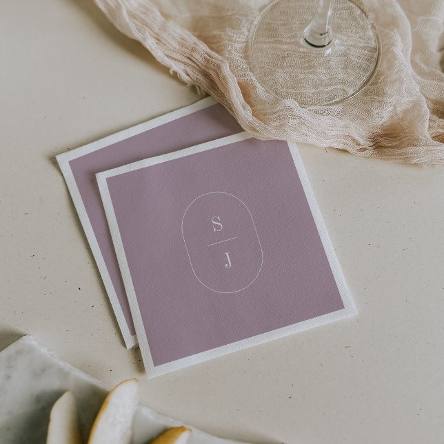 SHYLAH Simple Lilac Modern Purple Elegant Wedding Napkin (SHYLAH Simple Lilac Modern Purple Elegant Wedding Napkins)