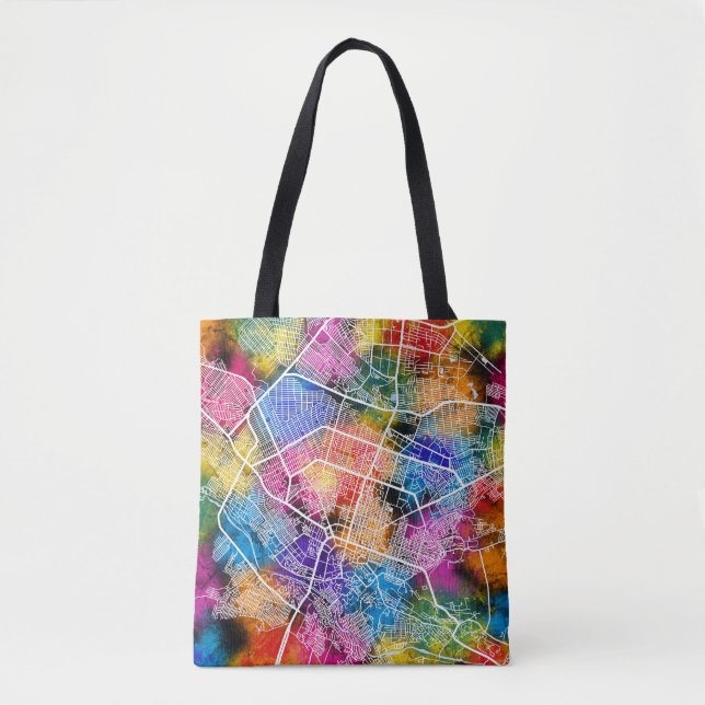 Shymkent Kazakhstan City Map Tote Bag (Front)