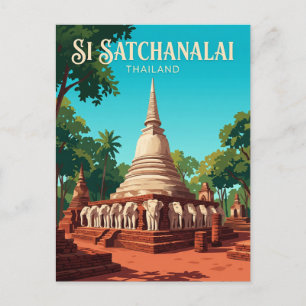 Si Satchanalai National Park Thailand Postcard